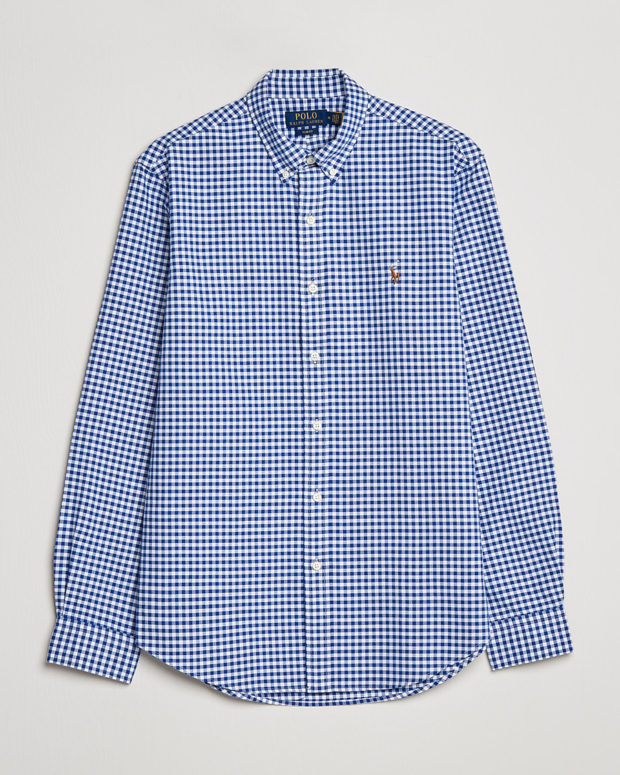 Homme | Chemises | Polo Ralph Lauren | Slim Fit Shirt Oxford Blue/White Gingham