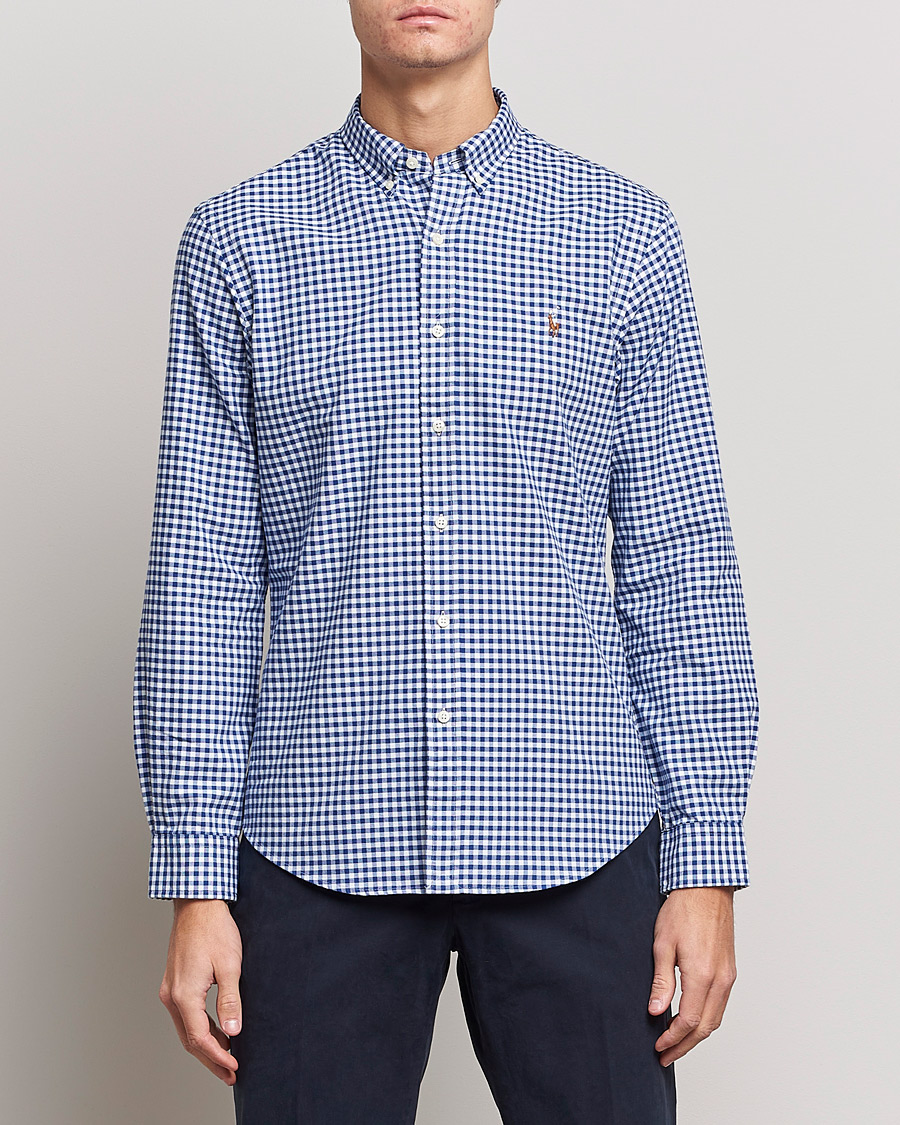 Homme | Chemises | Polo Ralph Lauren | Slim Fit Shirt Oxford Blue/White Gingham