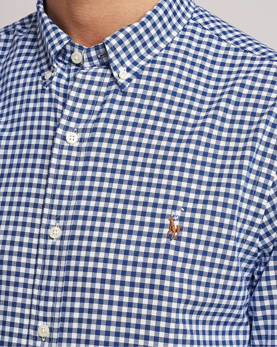 Homme | Chemises | Polo Ralph Lauren | Slim Fit Shirt Oxford Blue/White Gingham