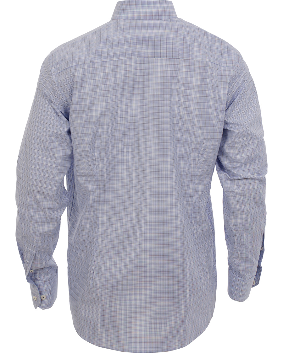 Homme | Chemises | Eton | Contemporary Fit Shirt Red Ribbon Check Blue
