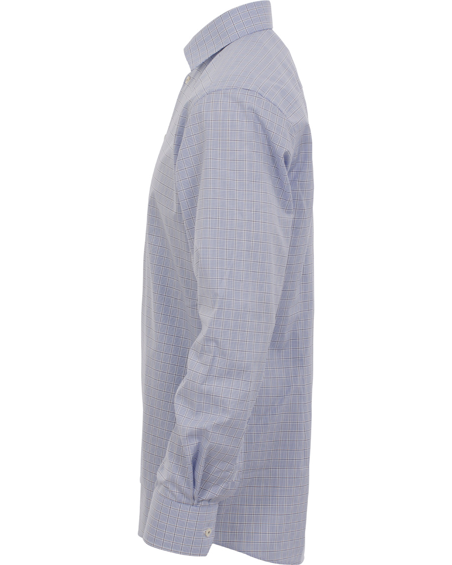 Homme | Chemises | Eton | Contemporary Fit Shirt Red Ribbon Check Blue