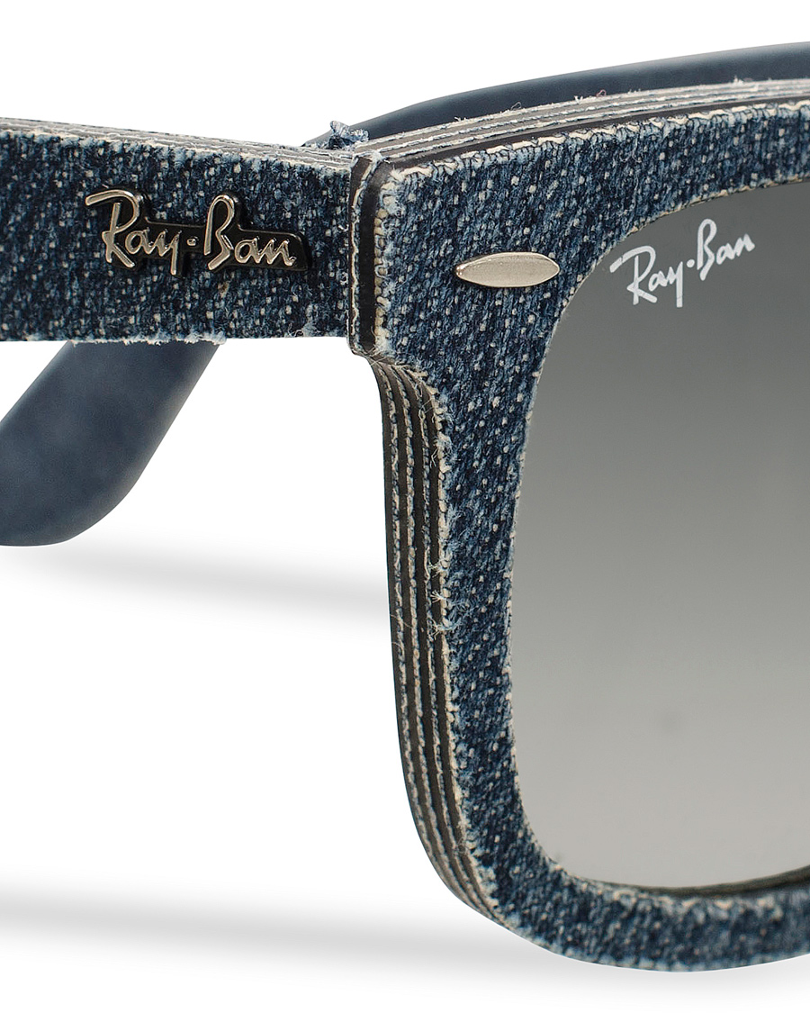 Homme | Ray-Ban Original Wayfarer Sunglasses Jeans/Grey/Green | Ray-Ban | Original Wayfarer Sunglasses Jeans/Grey/Green