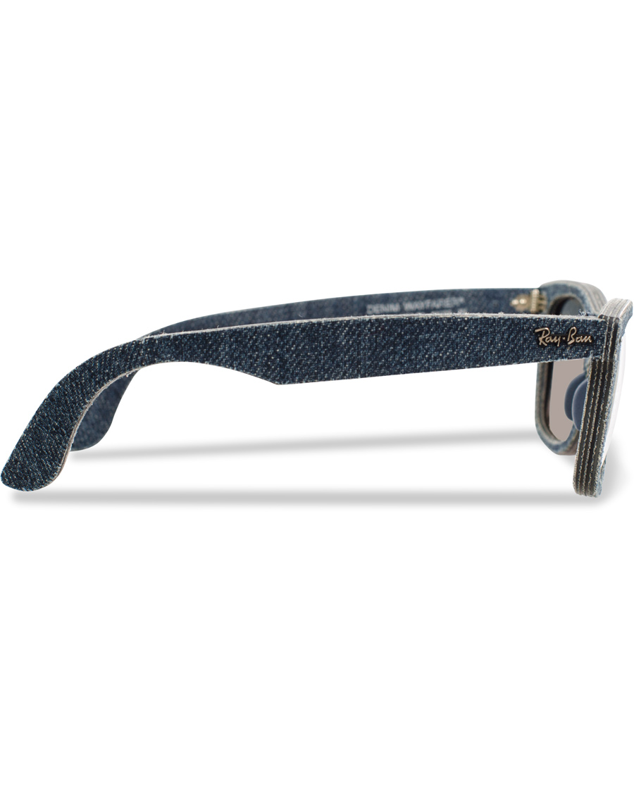 Homme | Ray-Ban Original Wayfarer Sunglasses Jeans/Grey/Green | Ray-Ban | Original Wayfarer Sunglasses Jeans/Grey/Green