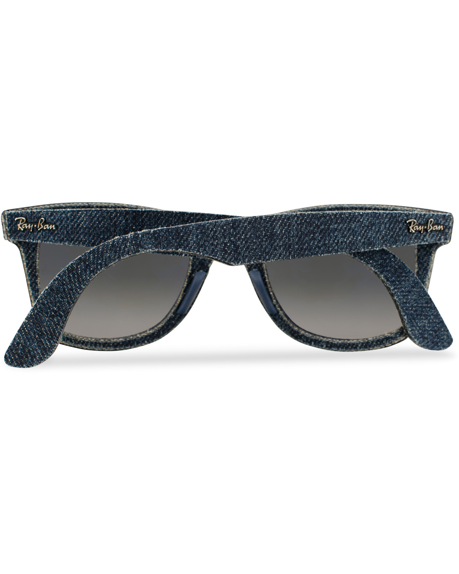Homme | Ray-Ban Original Wayfarer Sunglasses Jeans/Grey/Green | Ray-Ban | Original Wayfarer Sunglasses Jeans/Grey/Green