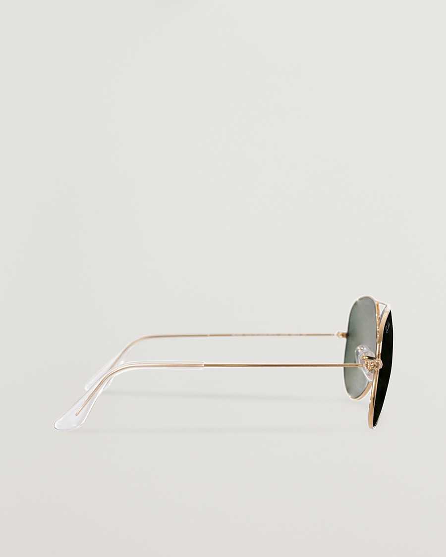 Homme | Lunettes De Soleil | Ray-Ban | 0RB3025 Aviator Large Metal Sunglasses Arista/Grey Green