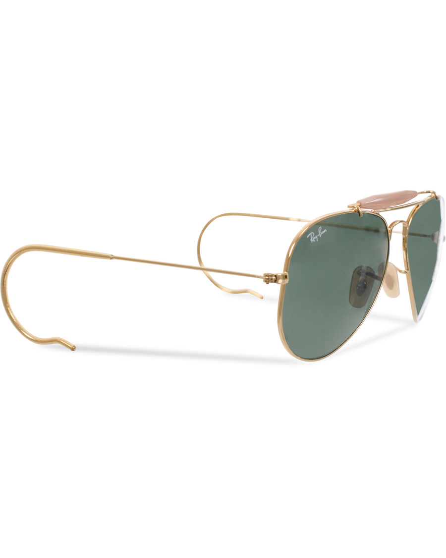 Homme | Ray-Ban RB3030 Outdoorsman Sunglasses Arista/Crystal Green | Ray-Ban | RB3030 Outdoorsman Sunglasses Arista/Crystal Green