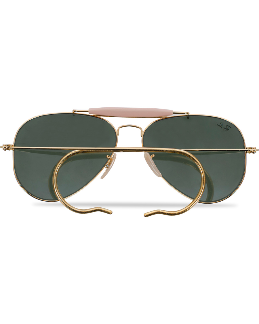 Homme | Ray-Ban RB3030 Outdoorsman Sunglasses Arista/Crystal Green | Ray-Ban | RB3030 Outdoorsman Sunglasses Arista/Crystal Green