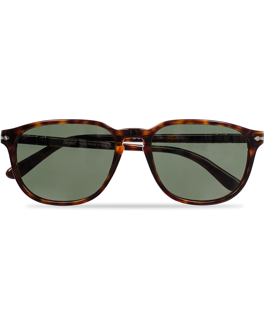 Homme | Persol PO3019S Sunglasses Havana/Crystal Green | Persol | PO3019S Sunglasses Havana/Crystal Green