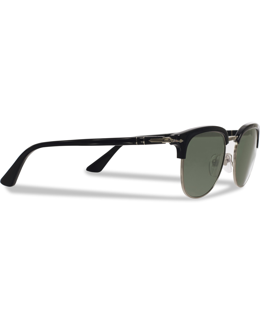 Homme | Persol PO3105S Sunglasses Black/Green | Persol | PO3105S Sunglasses Black/Green