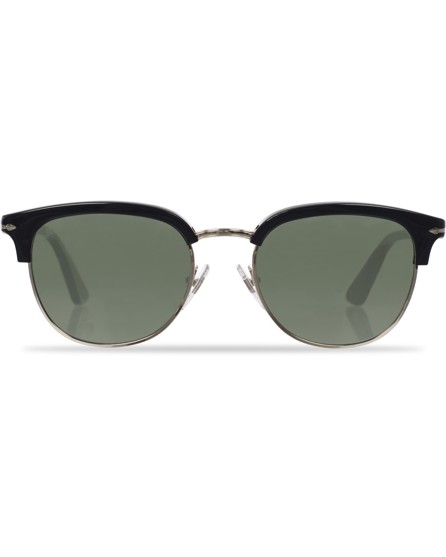 Homme | Persol PO3105S Sunglasses Black/Green | Persol | PO3105S Sunglasses Black/Green