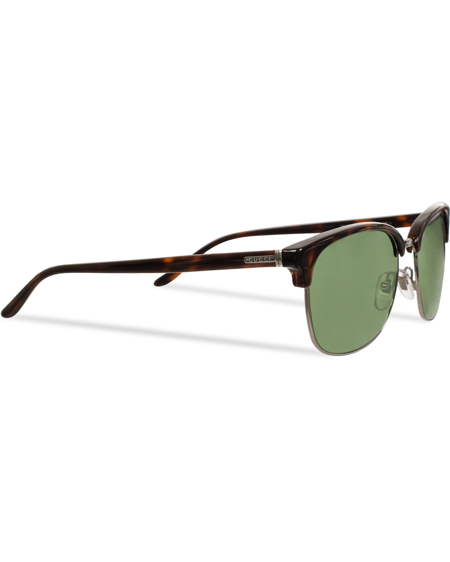 Homme | Gucci GG2227S Sunglasses Havana/Green | Gucci | GG2227S Sunglasses Havana/Green