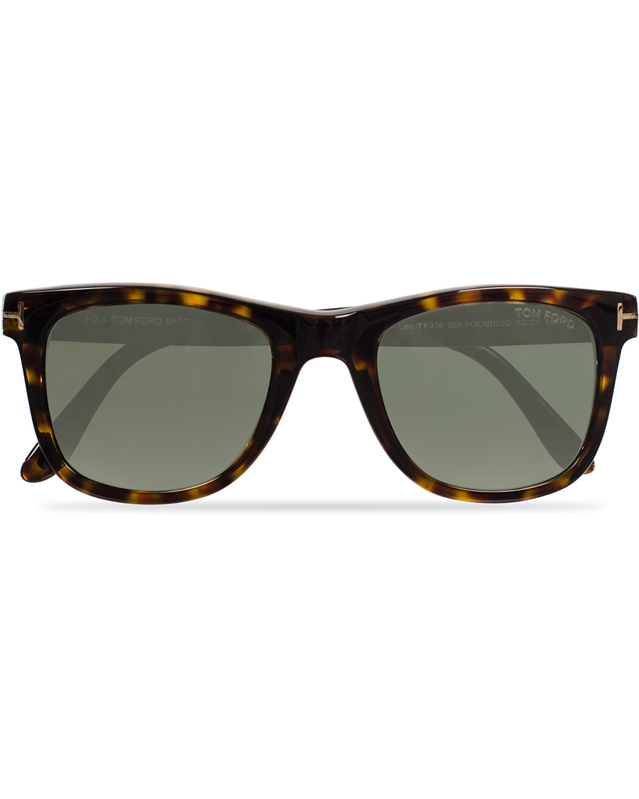 Homme | Tom Ford Leo FT0336 Polarized Sunglasses Havana/Green | Tom Ford | Leo FT0336 Polarized Sunglasses Havana/Green