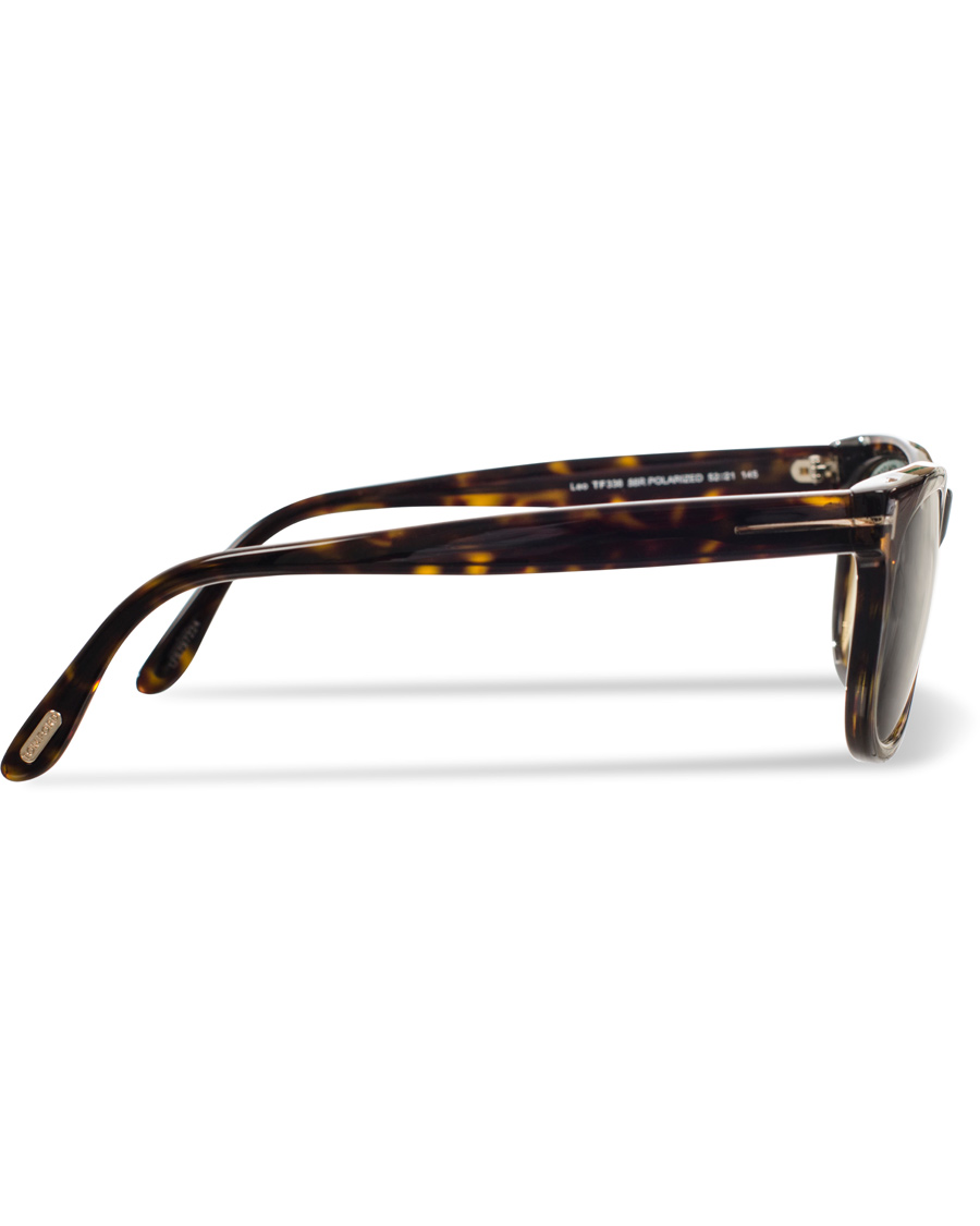 Homme | Tom Ford Leo FT0336 Polarized Sunglasses Havana/Green | Tom Ford | Leo FT0336 Polarized Sunglasses Havana/Green