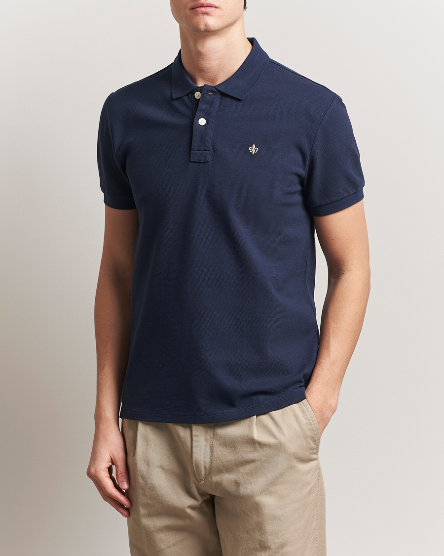 Heren | Polo's | Morris | New Piqué Navy
