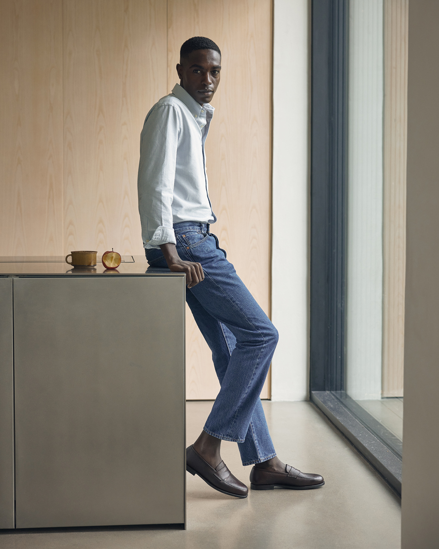 Heren | Overhemden | Polo Ralph Lauren | Custom Fit Oxford Shirt Stripes Blue