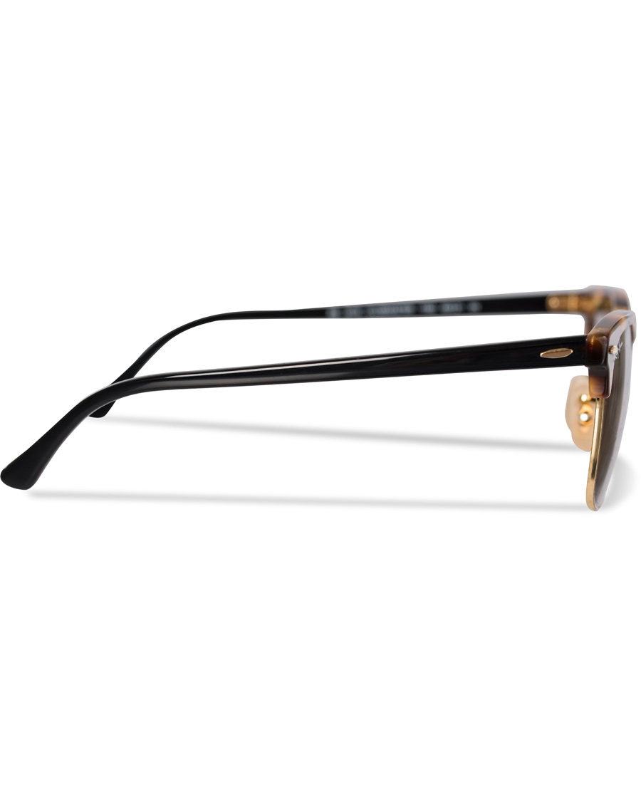 Homme | Ray-Ban Clubmaster Sunglasses Spotted Brown Havana/Brown | Ray-Ban | Clubmaster Sunglasses Spotted Brown Havana/Brown