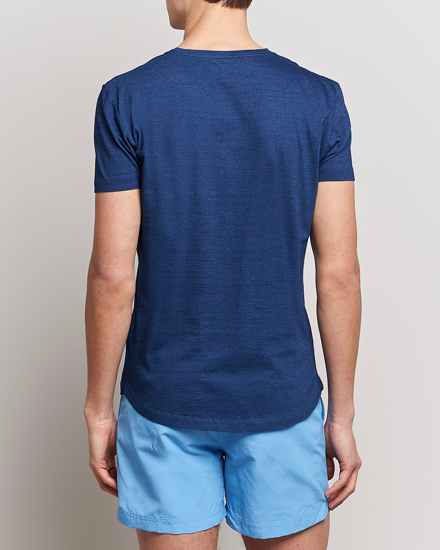 Homme | T-shirts | Orlebar Brown | OB V-Neck Tee Denim Pigment