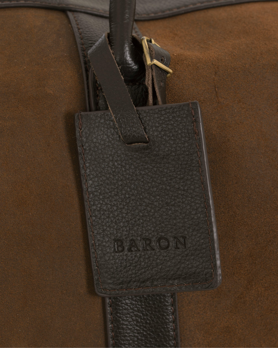 Heren | Baron Weekendbag Brown Nubuck | Baron | Weekendbag Brown Nubuck