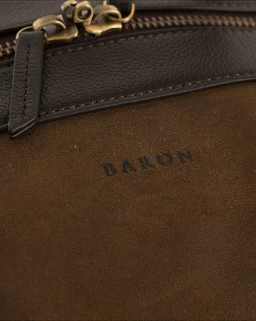 Heren | Baron Weekendbag Brown Nubuck | Baron | Weekendbag Brown Nubuck
