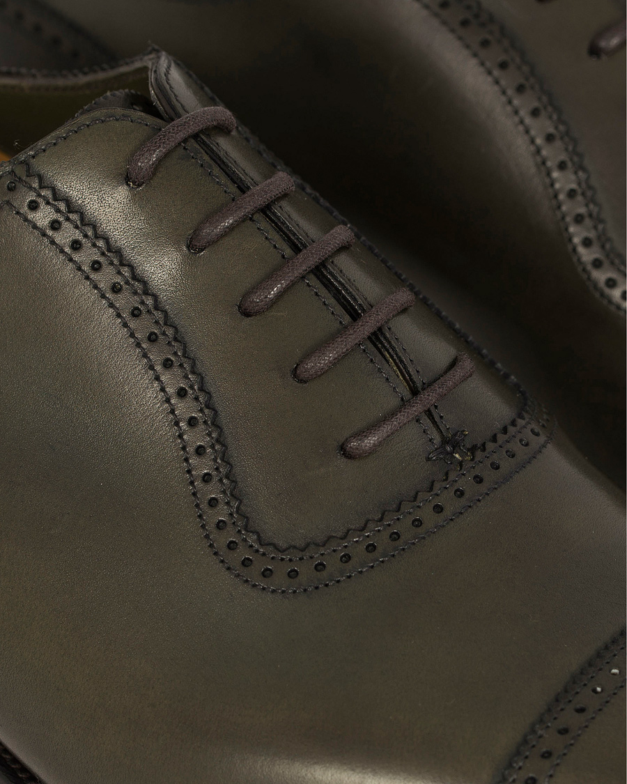 Heren | Edward Green Lichfield II Brogue Olive Antique Calf | Edward Green | Lichfield II Brogue Olive Antique Calf