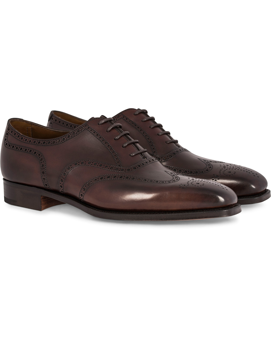 Homme | Edward Green Inverness Brogue Dark Oak Calf | Edward Green | Inverness Brogue Dark Oak Calf