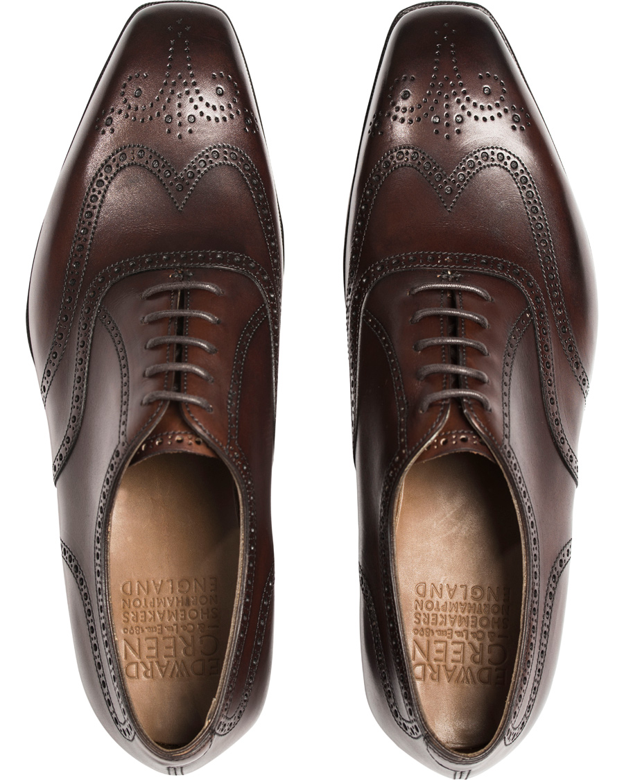 Homme | Edward Green Inverness Brogue Dark Oak Calf | Edward Green | Inverness Brogue Dark Oak Calf