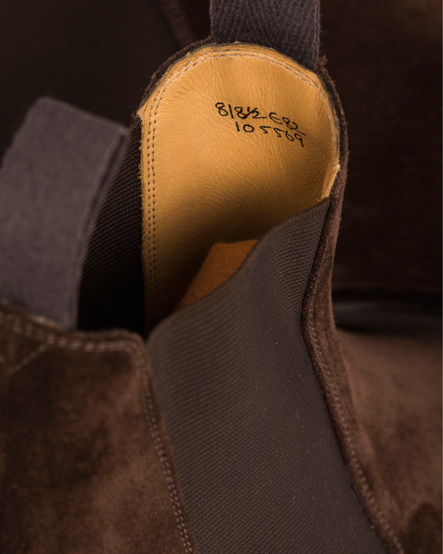 Homme | | Edward Green | Newmarket Chelsea Boot Mink Suede
