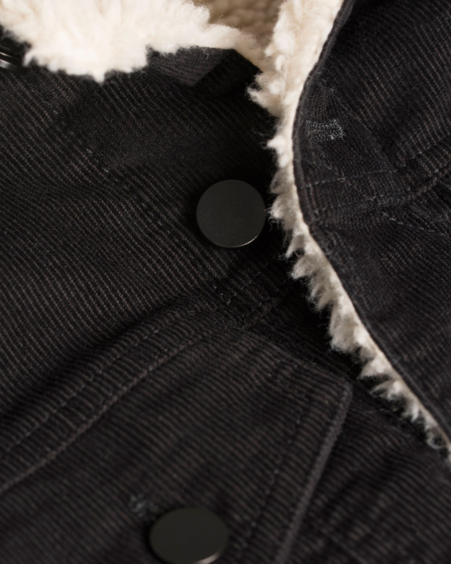 Homme | Manteaux Et Vestes | Filippa K | Cord Trucker Jacket Black