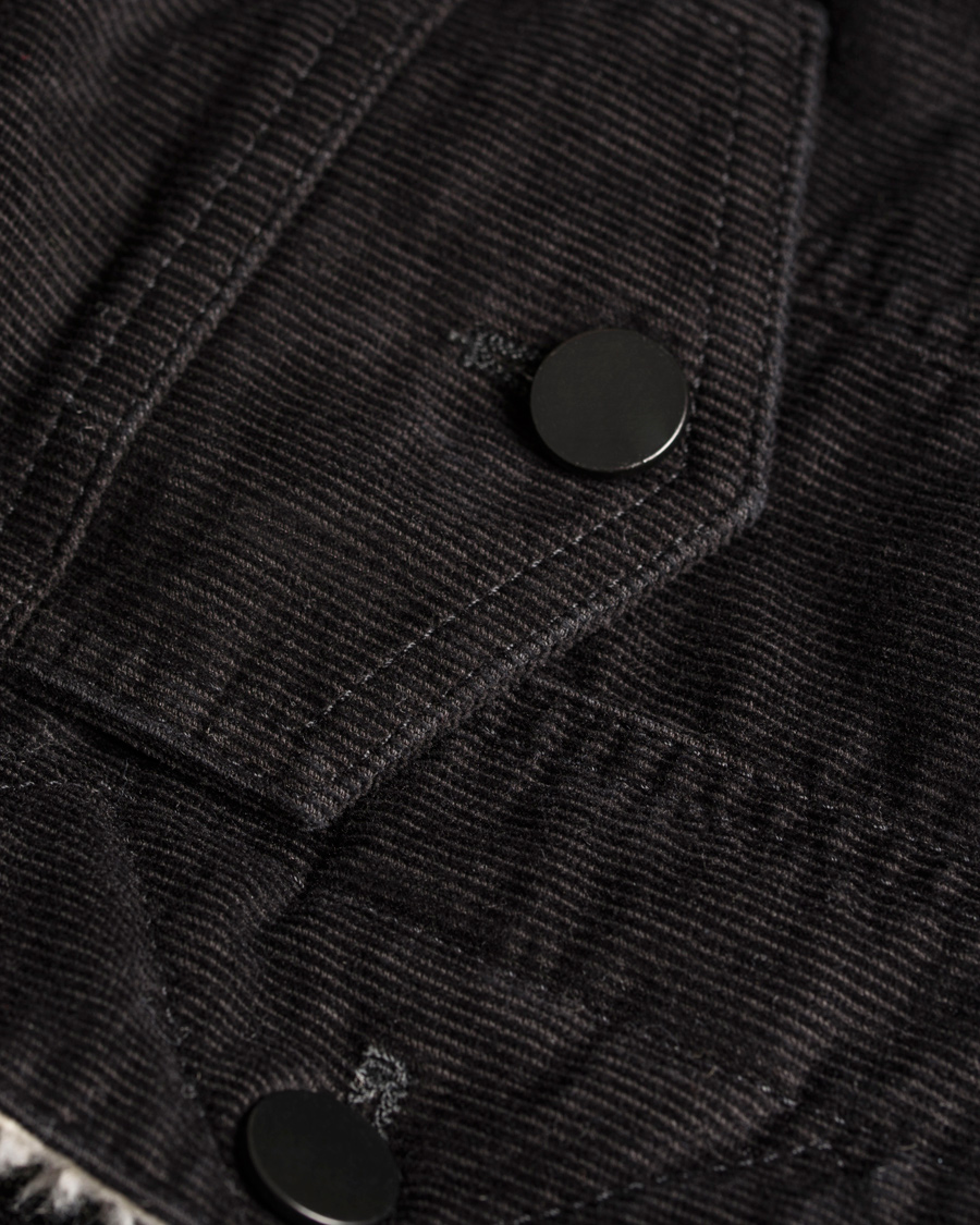 Homme | Manteaux Et Vestes | Filippa K | Cord Trucker Jacket Black