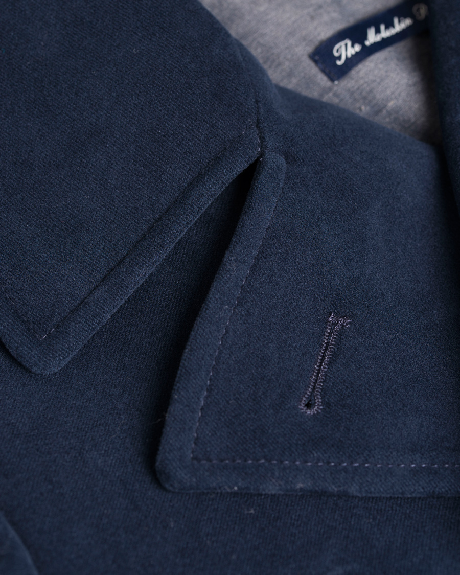 Heren | Jassen | GANT | The Moleskin Peacoat Navy