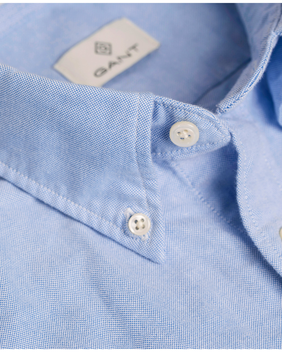 Homme | Chemises | GANT Diamond G | The Perfect Oxford Fitted Body Shirt Capri Blue