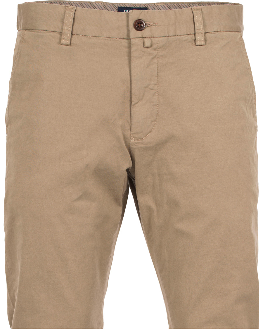 Homme | Pantalons | GANT | Soho Comfort Stretch Cotton Chino Khaki/Beige