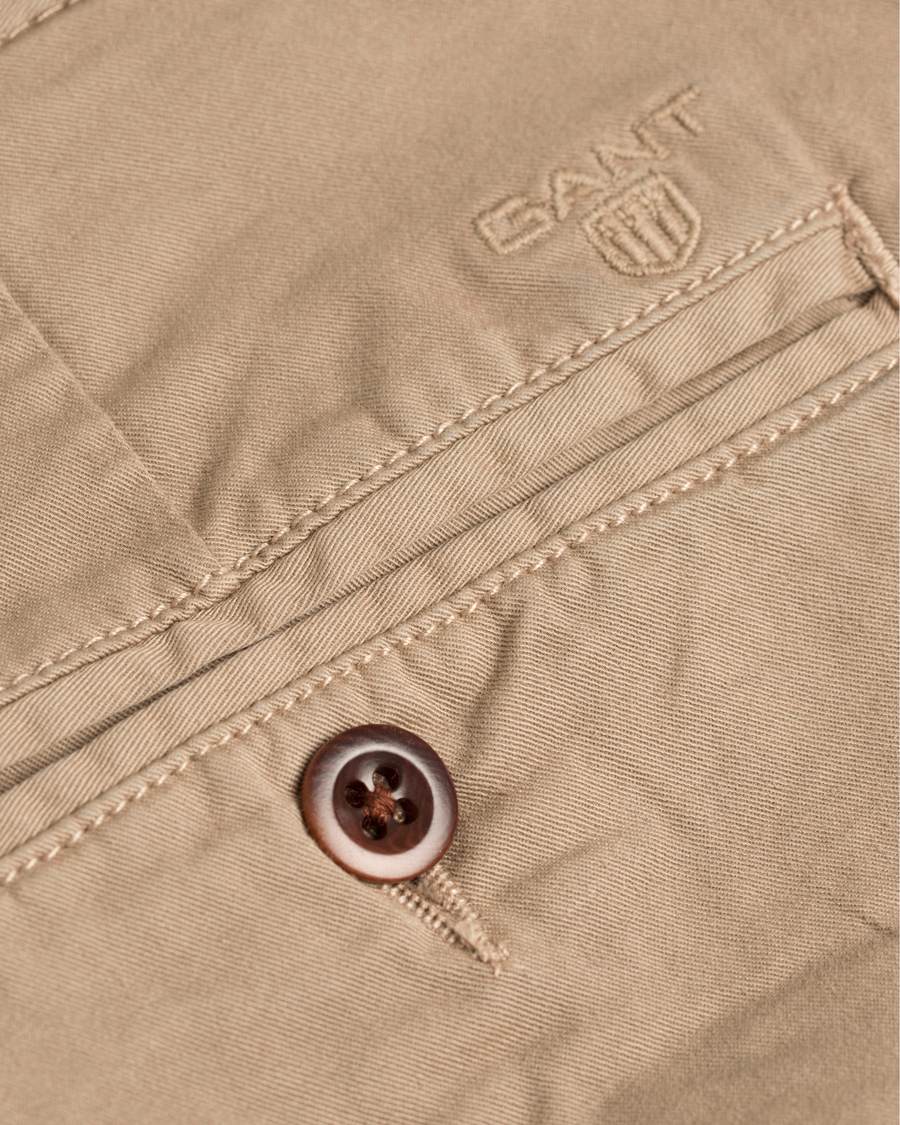 Homme | Pantalons | GANT | Soho Comfort Stretch Cotton Chino Khaki/Beige