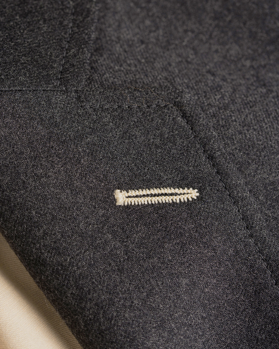 Homme | Blazers | GANT Rugger | The Luxe Flannel Blazer Graphite Melange