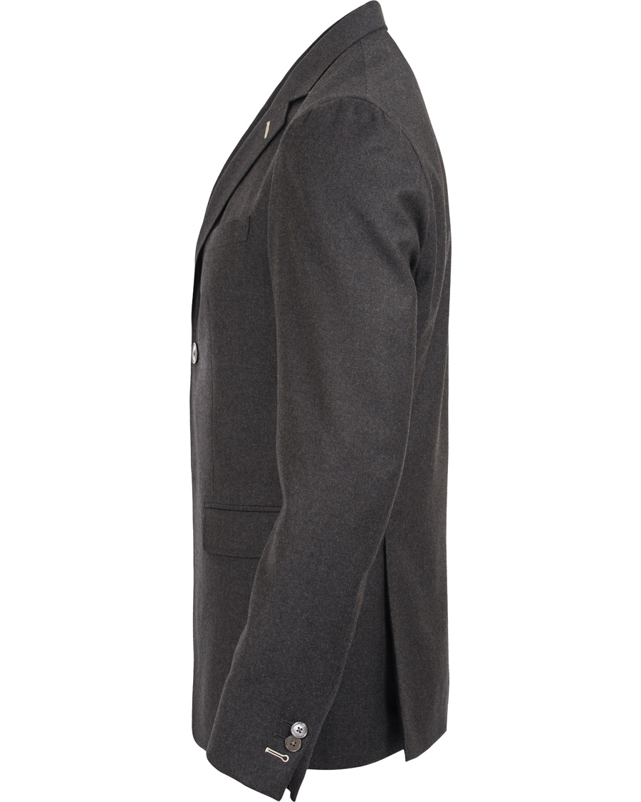 Homme | Blazers | GANT Rugger | The Luxe Flannel Blazer Graphite Melange