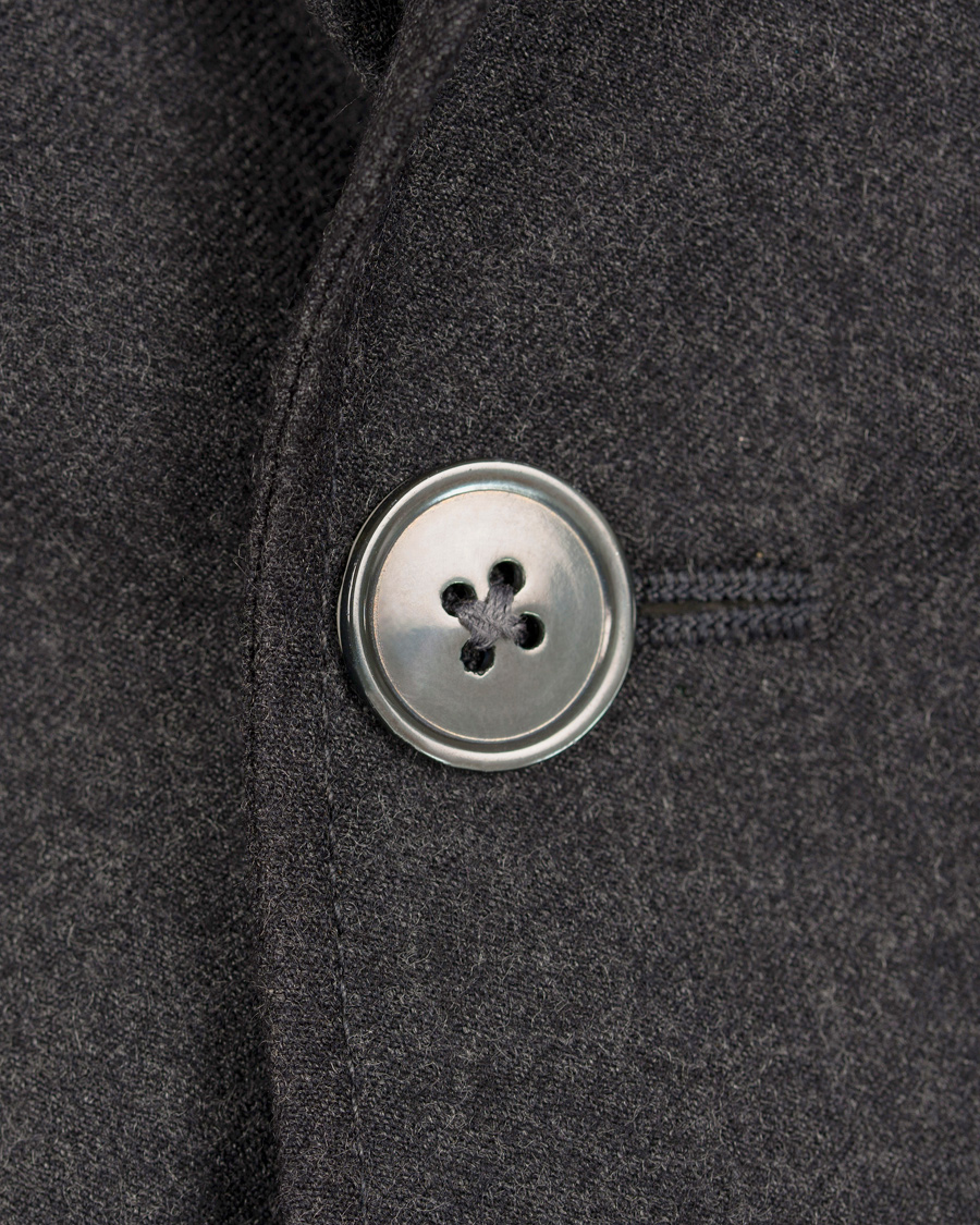 Homme | Blazers | GANT Rugger | The Luxe Flannel Blazer Graphite Melange