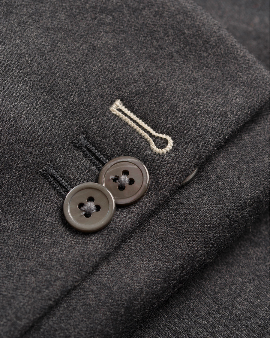 Homme | Blazers | GANT Rugger | The Luxe Flannel Blazer Graphite Melange