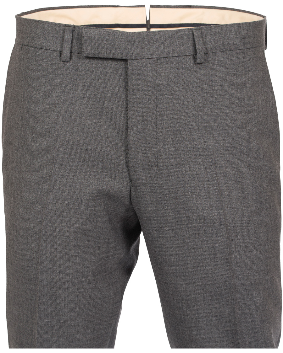 Homme | Pantalons | GANT Rugger | Hopsack Smarty Pants Dark Grey Melange