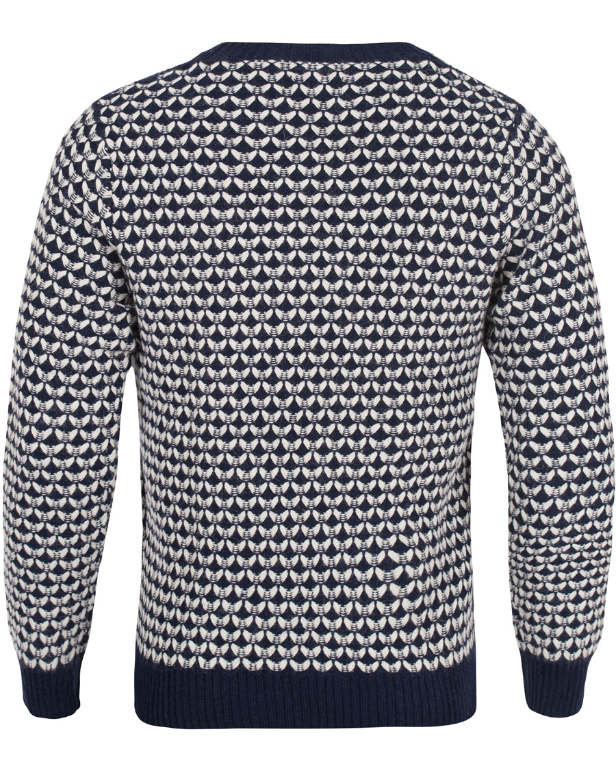 Homme | Pulls Et Tricots | GANT Rugger | The Winter Jacquard Sweater Evening Blue
