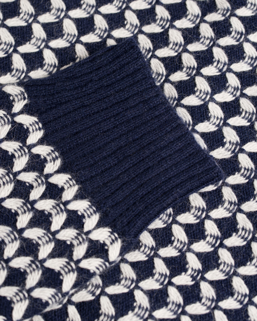 Homme | Pulls Et Tricots | GANT Rugger | The Winter Jacquard Sweater Evening Blue