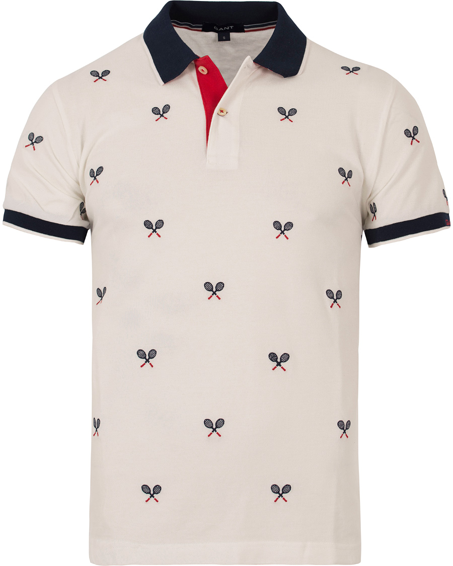Heren | Polo's | GANT | Tennis Racquet Pique Rugger Eggshell