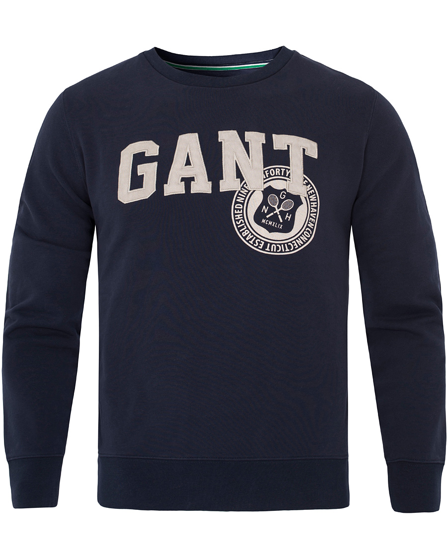Homme | Pulls Et Tricots | GANT | C-Neck Sweat Marine