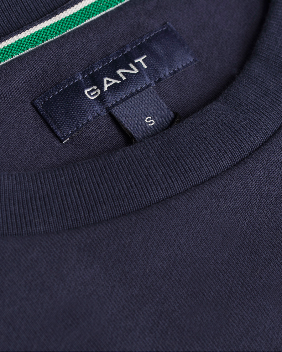 Homme | Pulls Et Tricots | GANT | C-Neck Sweat Marine