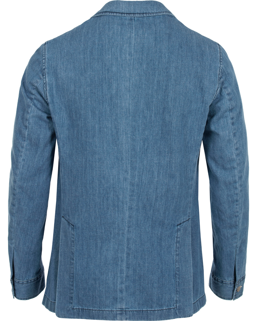 Homme | Blazers | GANT Rugger | Denim Shirt Blazer Mid Bue
