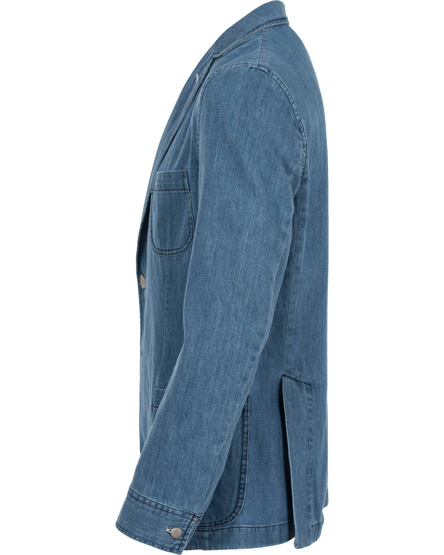 Homme | Blazers | GANT Rugger | Denim Shirt Blazer Mid Bue