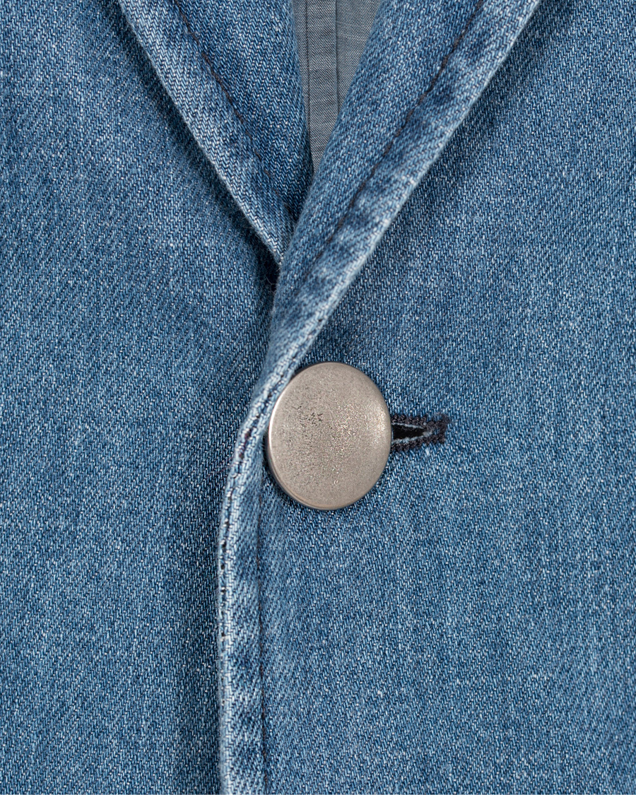 Homme | Blazers | GANT Rugger | Denim Shirt Blazer Mid Bue