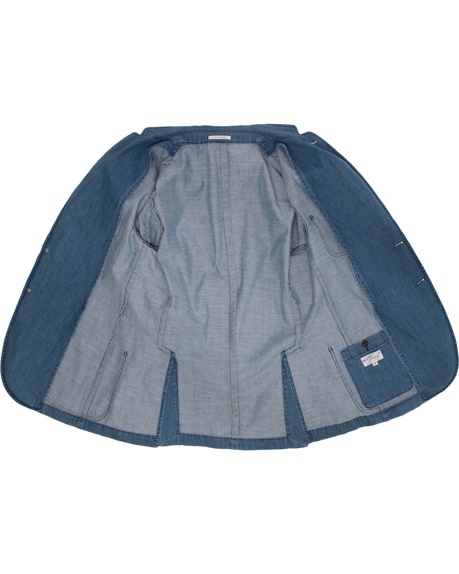 Homme | Blazers | GANT Rugger | Denim Shirt Blazer Mid Bue