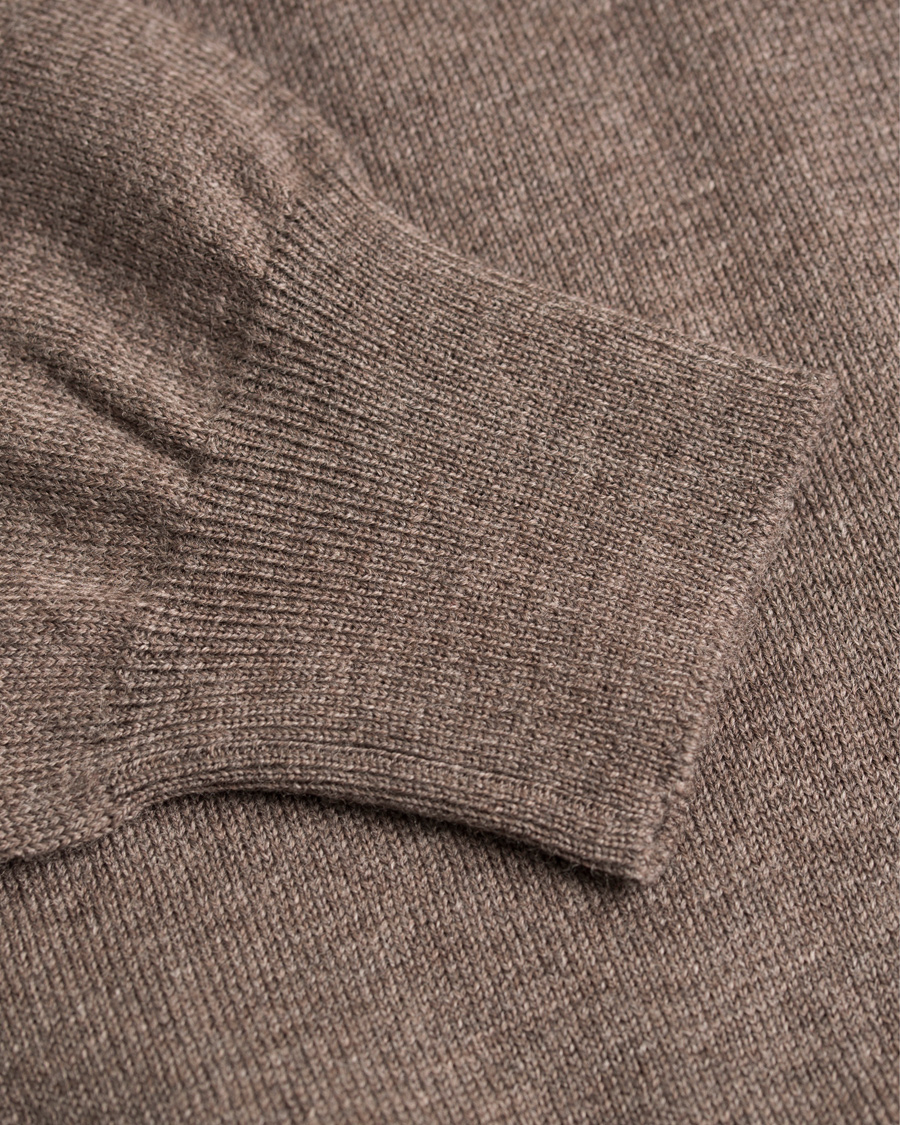 Heren | Truien | Gran Sasso | Merino Fashion Fit C-Neck Pullover Brown