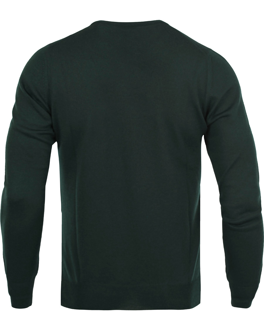Heren | Truien | Gran Sasso | Merino Fashion Fit C-Neck Pullover Green