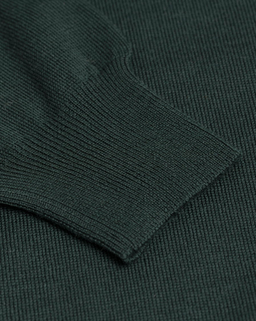 Heren | Truien | Gran Sasso | Merino Fashion Fit C-Neck Pullover Green